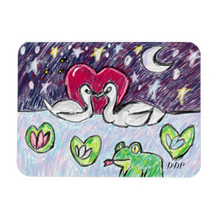 Ímã arte da cisne