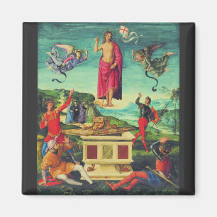 Imã Arte da Ressurreição de Jesus Cristo por Raphael