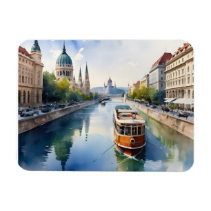 Ímã Arte de aquarela de Budapeste
