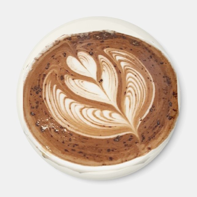 Imã Arte de café em café com café em café (Frente)