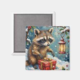 Imã Arte de Caixa de Presente de Natal Abrindo Guaxini