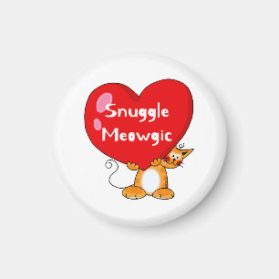 Imã Arte de Canuca Meowgic Engraçada