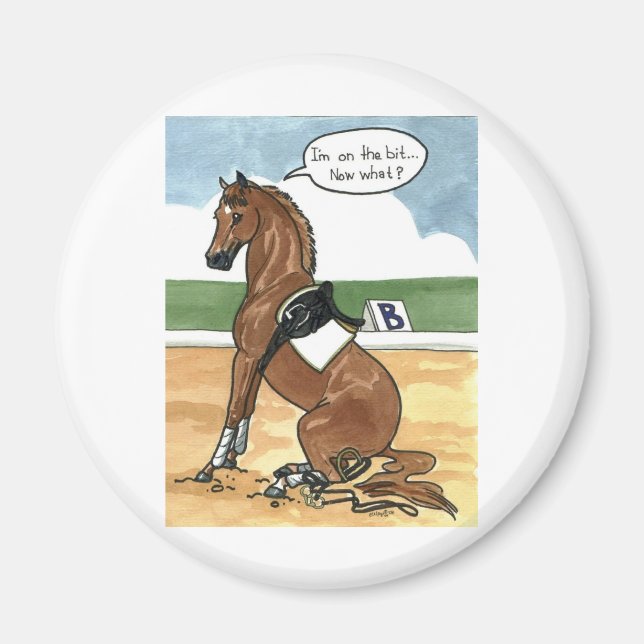 Imã Arte de cavalo no BIT agora o que (Frente)