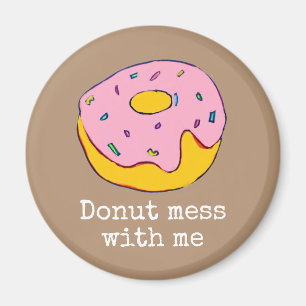 Imã Arte de comida bonita, cor-de-rosa,