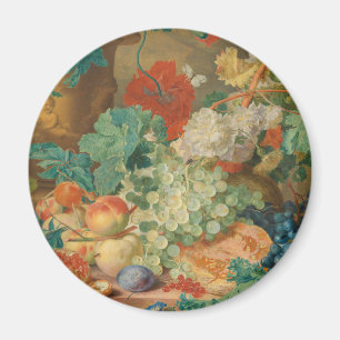 Imã Arte de Cozinha Rústica Impressão Vintage de Fruta