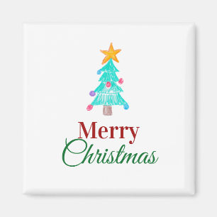 Imã Arte de Criança Feliz Natal. Adicione a Arte do Se