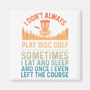Imã Arte de Disc Golf para Homens Mulheres Jogador de