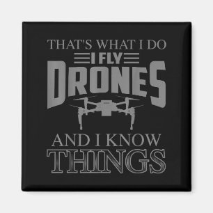Imã Arte de Drone Engraçada Para Homens Mulheres Menin