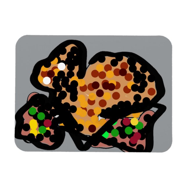 Ímã Arte de esquilo (Horizontal)