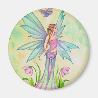 Imã Arte de Fantasia da Fada Borboleta da Primavera