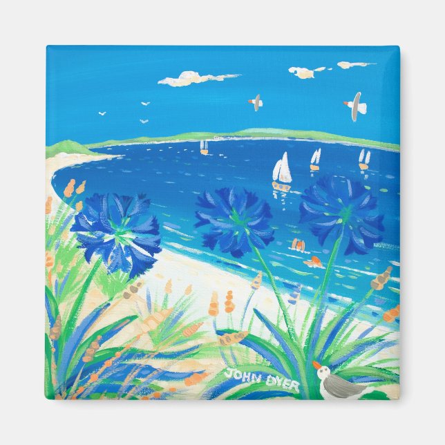 Imã Arte de Fridge: Tendo um Dip, Pentle Bay (Frente)