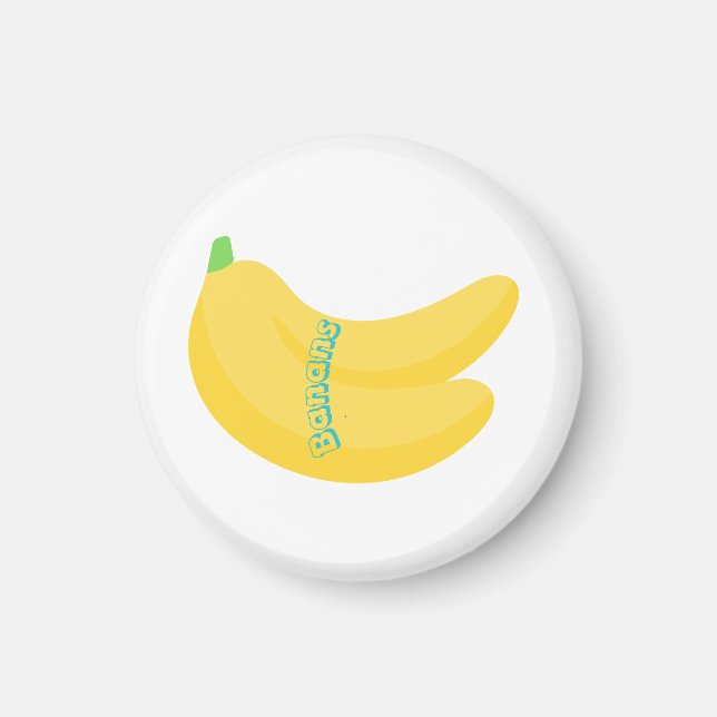 Imã Arte de Fruta Fofa / Estética de Comida Tropical (Frente)