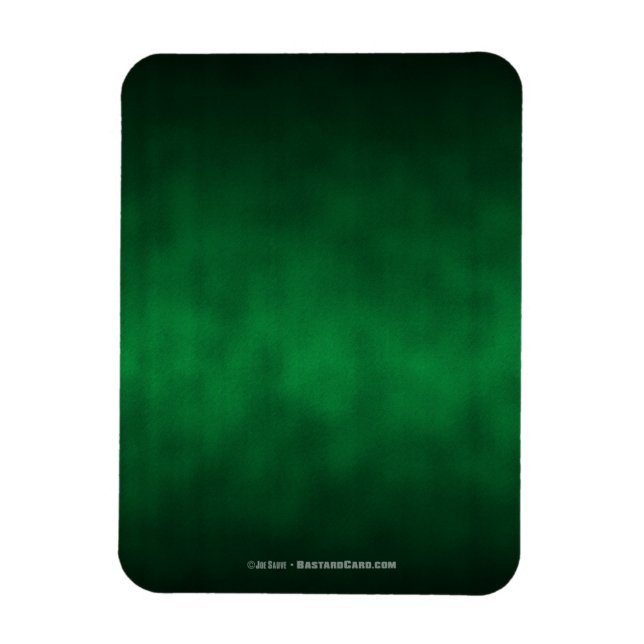Ímã Arte de Fundo Ombre Gótico Verde (Vertical)