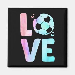 Imã Arte de Futebol Legal Para Mulheres Meninas Bebês