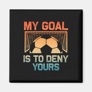 Imã Arte de Goleiro de Futebol Para Homens Mulheres Me