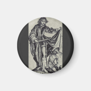 Imã Arte de Gravura de São Martinho de Tours