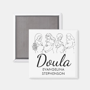 Imã Arte de Linha Pós-Parto Nascimento Parteira Doula