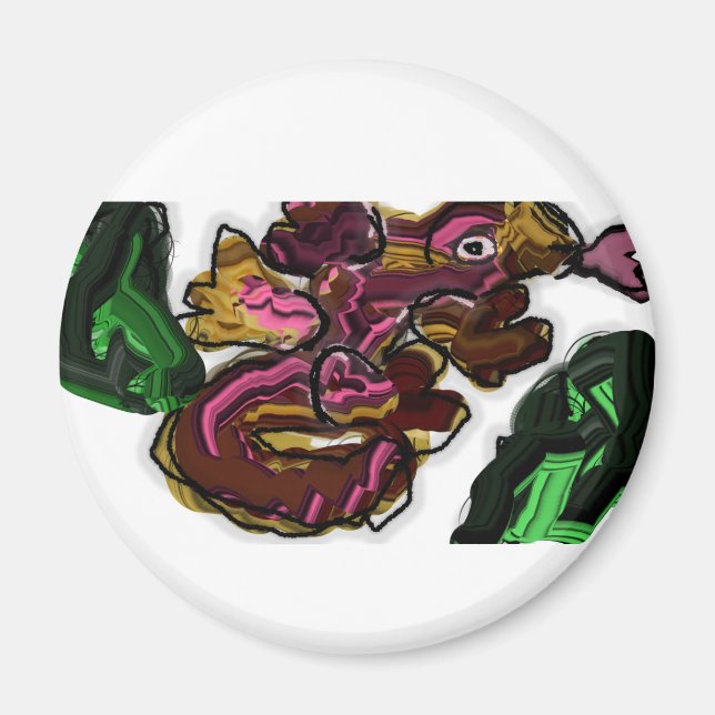 Imã Arte de Lizard (Frente)