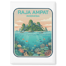 Arte de mergulho no recife de coral vintage Raja A