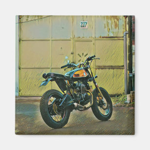 Imã Arte de motocicleta de Vintage