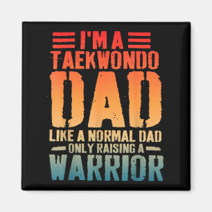 Imã Arte de Pai de Taekwondo Como Pai Normal
