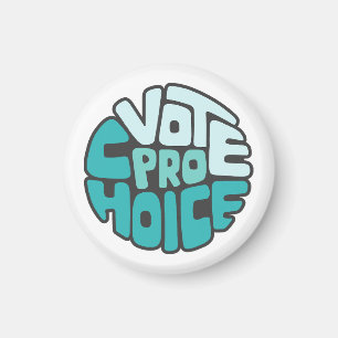 Imã Arte de Palavras Voto Pro Escolha