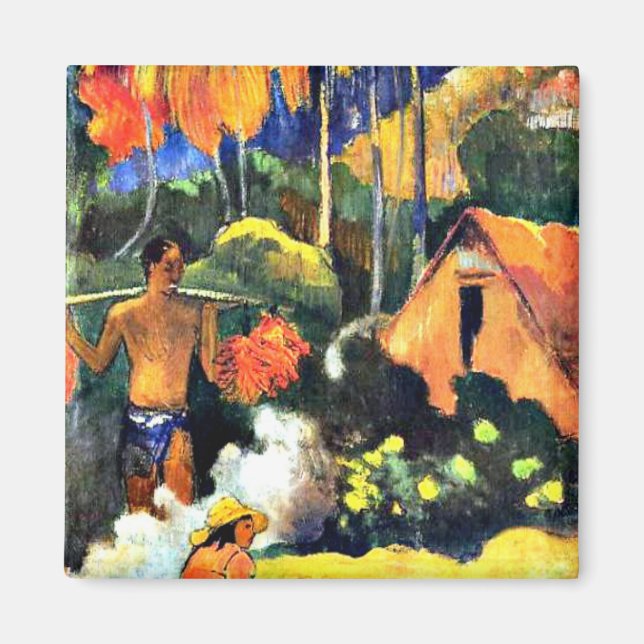 Imã Arte de Paul Gauguin: O Momento da Verdade II (Frente)