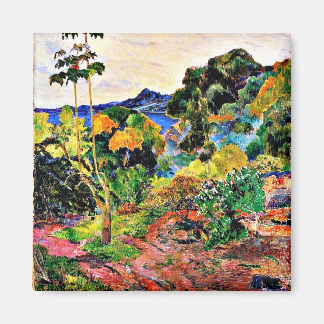 Imã Arte de Paul Gauguin: Paisagem Martinica (Frente)