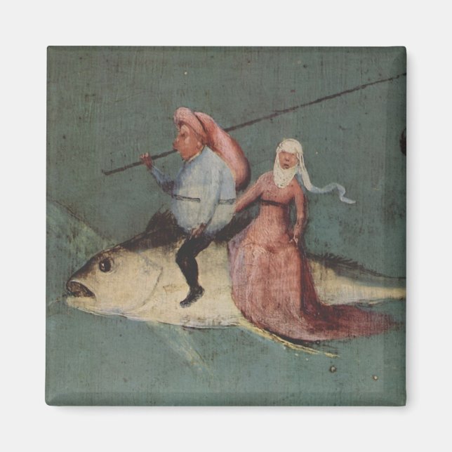Imã Arte de pintura Hieronymus Bosch (Frente)
