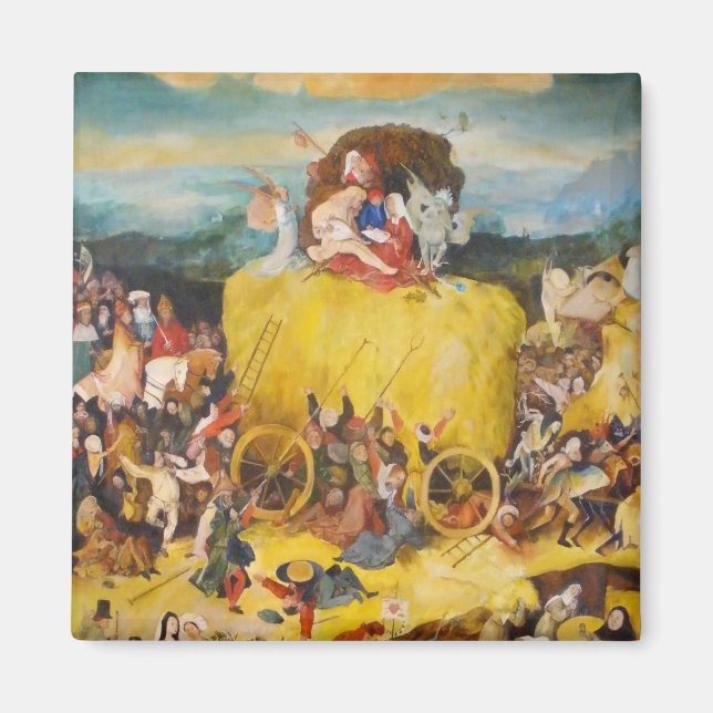 Imã Arte de pintura Hieronymus Bosch (Frente)