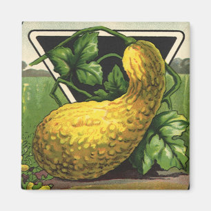 Imã Arte de rótulo de pacote de sementes vintage Abobr