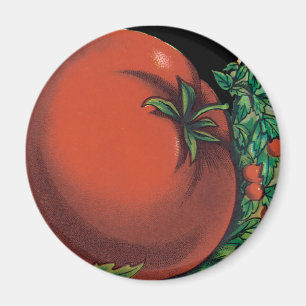 Imã Arte de rótulo de pacote de sementes vintage, toma