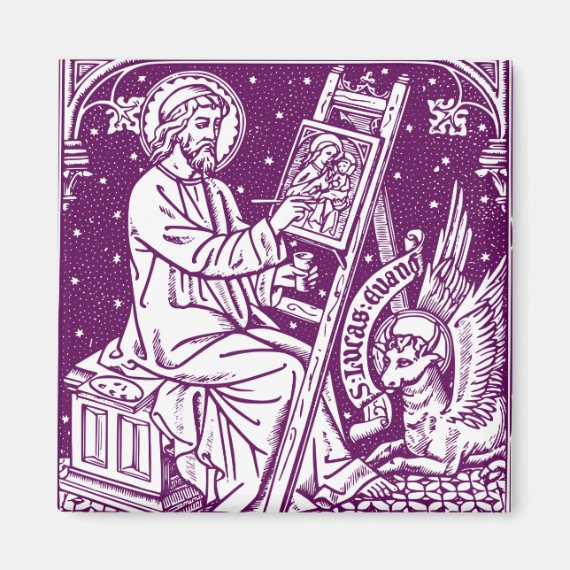 Imã Arte de São Lucas o Apóstolo e Evangelista (Frente)