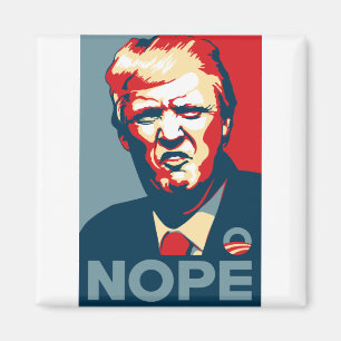 Imã Arte de Trump Nope