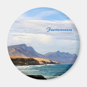 Imã Arte de Viagem da Costa do Oceano de Fuerteventura