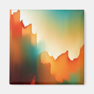 Imã Arte de Wallpaper Poster de Paisagem abstrato