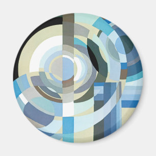 Imã Arte Deco Pochoir Vintage Formas Geométricas Jazz