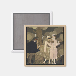 Imã Arte Deco Vintage, Surpresa por George Barbier