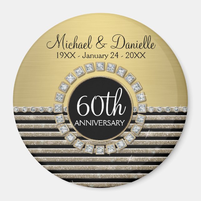 Imã Arte Deco Visão Horizontal Moderna da Listra (Frente)