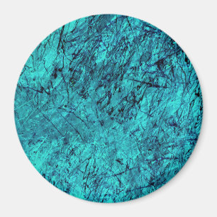 Imã Arte digital azul com muitas linhas mestiças/labir