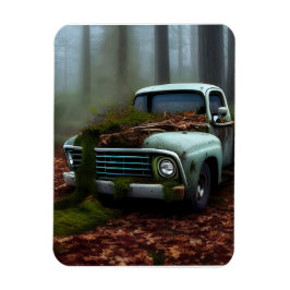 Ímã Arte Digital Caminhão Abandonada