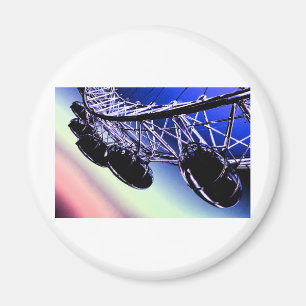 Imã arte digital de Londres da roda do milênio