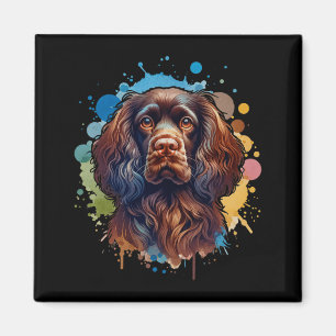 Imã Arte do Cão Boykin Spaniel Comfort Colors Adulto H