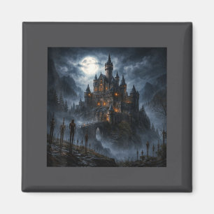 Imã Arte do Castelo Medieval Sombrio de Vlad, O Empala