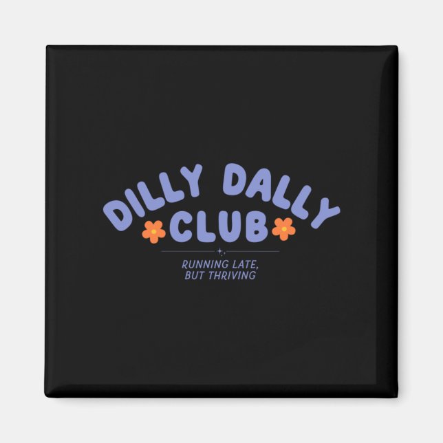 Imã Arte do Clube Dilly Dally (Frente)