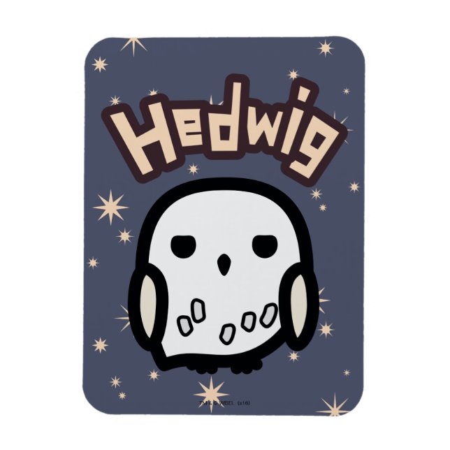 Ímã Arte do Personagem de Desenho Hedwig (Vertical)