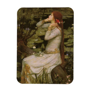 Ímã Arte do Victorian, Ophelia pela lagoa pelo