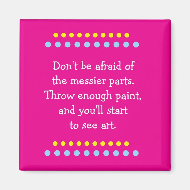 Imã Arte É Mensagem (Frente)