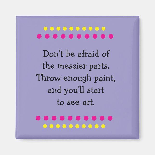 Imã Arte É Mensagem (Frente)