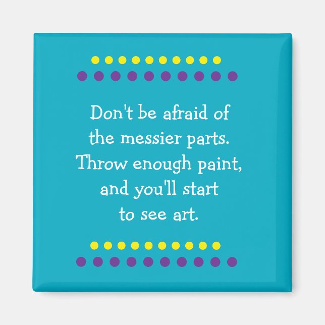 Imã Arte É Mensagem (Frente)